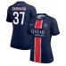 Paris Saint-Germain Milan Skriniar #37 Hjemmedrakt Dame 2024-25 Kortermet